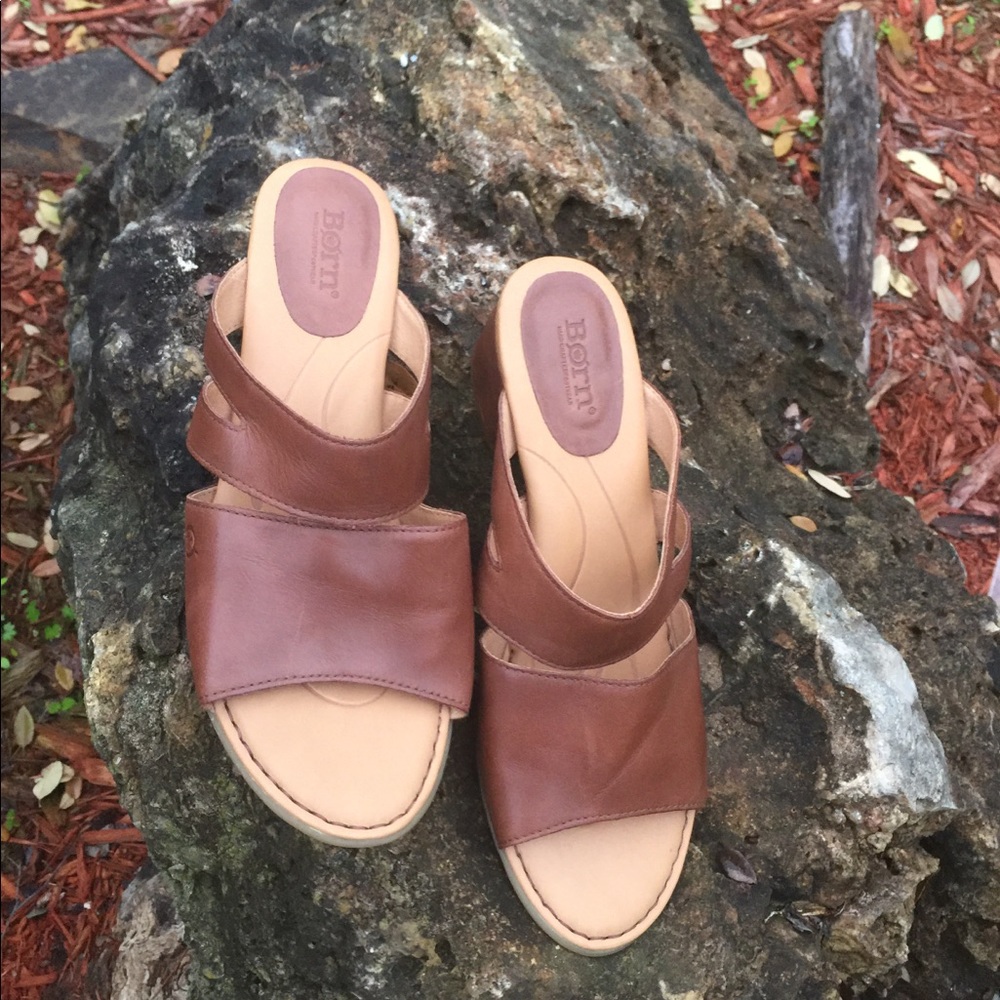 BORN backless sandals